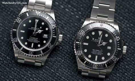 rolex sea-dweller vs|Rolex Sea-Dweller thickness.